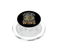Slow Hiking Society The Last One To The Top Wins Naturaleza PopSockets PopGrip para MagSafe