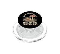 Slow Hiking Society The Last One To The Top Wins Naturaleza PopSockets PopGrip para MagSafe