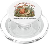 Slow Hiking Society The Last One To The Top Wins Naturaleza PopSockets PopGrip para MagSafe