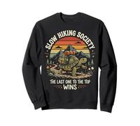 Slow Hiking Society The Last One To The Top Wins Naturaleza Sudadera