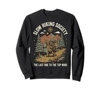 Slow Hiking Society The Last One To The Top Wins Naturaleza Sudadera