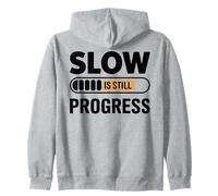Slow is Still Progress Snail Yoga | Diseño de atención Plena Sudadera con Capucha