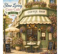 Slow Living Cozy Cafe to Color: 43 Relaxing Café Scenes to Color | Coffee, Pastries, Book Cafés, Tea Houses & Cozy Moments (Slow Living Cozy™ Coloring Book Series)