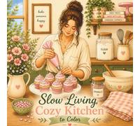 Slow Living Cozy Kitchen to Color: 43 Slow Living Scenes of Baking, Coffee Rituals, Home Cooking & Cozy Gatherings (Slow Living Cozy™ Coloring Book Series)