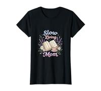 Slow Living Mamá Cozy Cottagecore Lectura Estética Camiseta