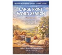 Slow Living Word Search Puzzle Book - Large Print: Word Searches with Easy to Read Print about Slow Living, Simple Joys & Everyday Ease and More. 8.5 ... Gift for Vacations, Holidays and Free Times