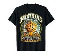 Slow Morning Personality I Am Awake Need Coffee Camiseta