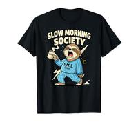 Slow Morning Society Coffee S.m.s Sloth Ultra Cámara Lenta Camiseta