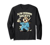 Slow Morning Society Coffee S.m.s Sloth Ultra Cámara Lenta Manga Larga