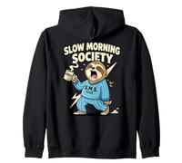 Slow Morning Society Coffee S.m.s Sloth Ultra Cámara Lenta Sudadera con Capucha