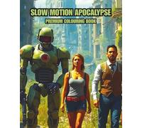 SLOW MOTION APOCALYPSE: PREMIUM COLOURING BOOK: THE BUILDINGS ARE CRUMBLING AND THE WORLD IS SLOWLY DYING. (Driven By Dystopia)