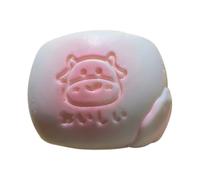 Slow Rising Bread Toy, Silicone Squeeze Fidget, 3.35x2.56x1.77 Inches Stress Ball with Soft Texture, Pocket Fidget Gadget, Sensory Toy with Cute Design, Relaxation Tool for Kids Teens