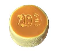 Slow Rising Cake Toy, Silicone Squeeze Toy, 3.15x3.15x2.36In Soft Food Fidget with Realistic Texture, Sturdy Stress Reliefs, Squeeze Gadget with Gentle Bounce, Portable Toys for Schoolbag and Travel