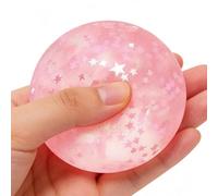 Slow Rising Stress Balls - Stress Relief Ball, Compact Rising Foam with Smooth Feel, Sensory Desk Item with Flexible Material, Party, Holiday, Workout, Travel Use for Children, Adults, Women & Men