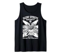 Slow Spirits Society, Divertida Tabla de ouija con Forma de Tortuga Camiseta sin Mangas