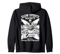 Slow Spirits Society, Divertida Tabla de ouija con Forma de Tortuga Sudadera con Capucha