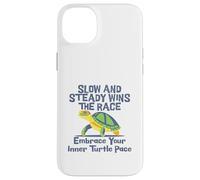 Slow Steady Wins The Race Inner Turtle Pace - Cita divertida Carcasa para iPhone 14 Plus