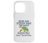 Slow Steady Wins The Race Inner Turtle Pace - Cita divertida Carcasa para iPhone 14 Pro Max
