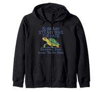 Slow Steady Wins The Race Inner Turtle Pace - Cita divertida Sudadera con Capucha