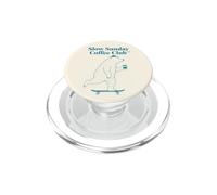 Slow-Sunday-Coffee-Club Oso Monopatín Café PopSockets PopGrip para MagSafe