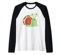 Slow Your Roll Snail Camiseta Manga Raglan