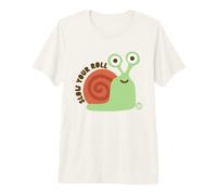 Slow Your Roll Snail Camiseta Premium