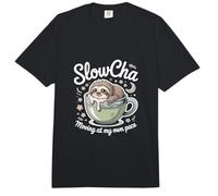 SlowCha moviéndose a mi Propio Ritmo Lindo té de Perezoso Comfort Colors Adult Heavyweight T-Shirt