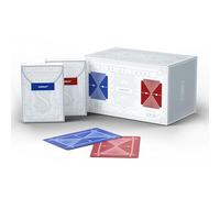 SLOWPLAY, Barajas de Juego 100% plástico al por Mayor, 10 Barajas tamaño póker, índice Jumbo, Flexibles y duraderas, Resistentes al Agua y Lavables, baraja Profesional para póker Texas Hold’em