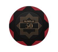 SLOWPLAY fichas de póker de Arcilla Nash | Compuesto de Arcilla de 14 g (Peso Pesado), 40 mm (Grandes) a Granel | Pack de 50 con Valor 50