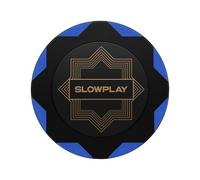 SLOWPLAY fichas de póker de Arcilla Nash | Compuesto de Arcilla de 14 g (Peso Pesado), 40 mm (Grandes) a Granel | Pack de 50 en Azul, sin denominación