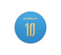 SLOWPLAY Fichas de Póker Godel de Cerámica (Venta en Lote). Fichas Profesionales de 10 Gramos, Calidad Casino, de 39 mm para Texas Hold'em - Pack de 50 Unidades con denominación de 10