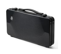 SLOWPLAY Godel Estuche de fichas de póker | Estuche de Alta Gama, protección Total para fichas de póker, Carcasa de policarbonato alemán, portátil y Resistente (Capacidad para 300 fichas 39/40 mm)