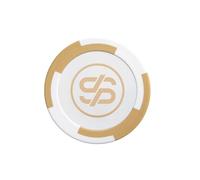 SLOWPLAY Godel - Fichas de Póquer Clay, 40 mm, 14 Gramos, 50 Unidades | Fichas de Póquer en Blanco sin Denominación, Arcilla Compuesta Ideal para Texas Holdem Poker