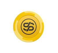 SLOWPLAY Godel Fichas de póquer de Arcilla, 0.55 onzas, Compuesto de Arcilla Pesada, fichas Grandes de 1.57 Pulgadas a Granel, Paquete de 50 en Oro sin denominación