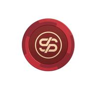 SLOWPLAY Godel Fichas de póquer de Arcilla, 0.55 onzas, Compuesto de Arcilla Pesada, fichas Grandes de 1.57 Pulgadas a Granel, Paquete de 50 en Color Rojo sin denominación
