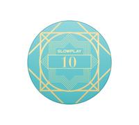 SLOWPLAY Nash - Fichas de Póquer Cerámica, 39 mm, 10 Gramos, 50 Unidades | Fichas Profesionales de Casino con Denominación de 10 para Texas Hold'em