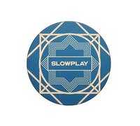 SLOWPLAY Nash - Fichas de Póquer Cerámica, 39 mm, 10 Gramos, 50 Unidades | Fichas Profesionales de Casino en Verde sin Denominación para Texas Hold'em