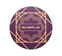 SLOWPLAY Nash - Fichas de Póquer Cerámica, 39 mm, 10 Gramos, 50 Unidades | Fichas Profesionales de Casino en Púrpura sin Denominación para Texas Hold'em