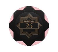 SLOWPLAY Nash Fichas de póquer Clay | Fichas Numeradas de póquer Tournament, 40 mm, 14 Gramos, 50 Unidades | Juego Fichas de Póquer, Arcilla Fichas de Póquer Ideal para Texas Holdem Poker (25)