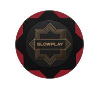 SLOWPLAY Nash - Fichas de póquer de Arcilla, 14 Gramos de Compuesto de Arcilla Pesada, fichas Grandes de 40 mm a Granel, Paquete de 50 en Color Rojo sin denominación