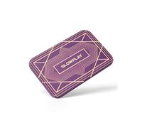 SLOWPLAY Placas rectangulares de fichas de póquer en Morado, Paquete de 10 Piezas, Placas Profesionales de Estilo Europeo sin denominación, Compuesto de cerámica de 34 Gramos