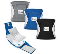 SlowTon 3 Pañales para Perros machos, Pañales Lavables Bandas para el Vientre para Perros machos y Cachorros Perritos, pañales Altamente absorbentes con Cierre Fuerte y Flexible, Paquete de 3