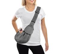 SlowTon Bolsos para Mascotas Transportín para Perros Pet Carrier Dog Hand Sling Carrier Bandolera Correa de Hombro Acolchada Ajustable Tote Bag con Bolsillo Delantero Puppy Carrier