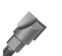 SLOYCA 1 Uds., vástago de 10MM, Broca de enrutador Inferior de Limpieza CNC, Herramientas de carpintería, Cortador de Rosca de Dos Tornillos, Fresa de Bloqueo (Size : 10X18)