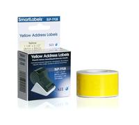 SLP-1YLB Yellow Label 28X89MM 130 Lab/Roll