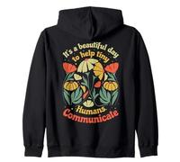 SLP Es Un Hermoso Día para Ayudar A Pequeños Humanos A Comunicarse Sudadera con Capucha