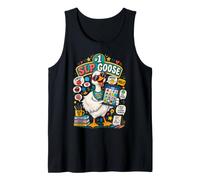 SLP Goose AAC Patólogo del Habla y lenguaje Divertido Camiseta sin Mangas