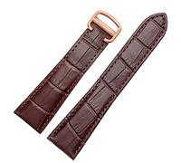 SLPWLPC Correa de reloj para Tank de piel auténtica para hombre, correa de cuero Claire, correa de reloj mecánico London Solo, accesorios de reloj mecánico de 25 mm