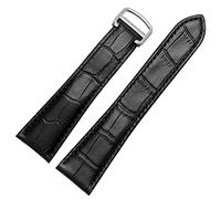 SLPWLPC Correa de reloj para Tank de piel auténtica para hombre, correa de cuero Claire, correa de reloj mecánico London Solo, accesorios de reloj mecánico de 25 mm