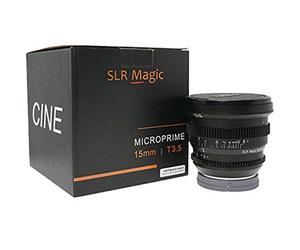 SLR Magic CINE - Lente de marco completo de gran angular T3.5 de 15 mm para cámara S0NY E-Mount